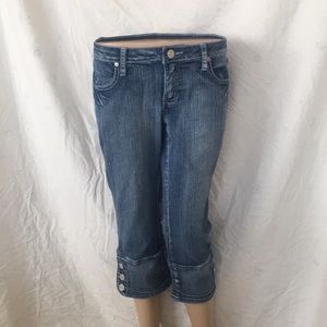 Denim Capri Pants